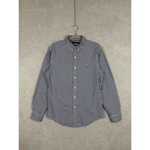 Ralph Lauren Men's Slim Fit Button Down Shirt Size M Blue Plaid